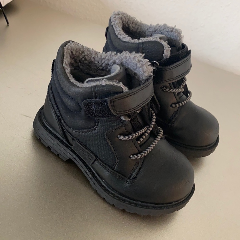 Baby Black Boot Size 6